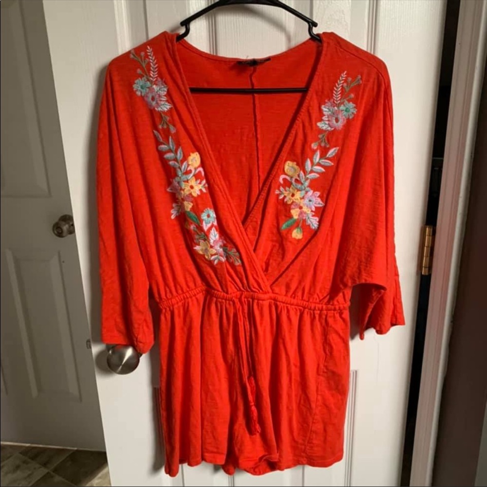 Topshop swim cover romper